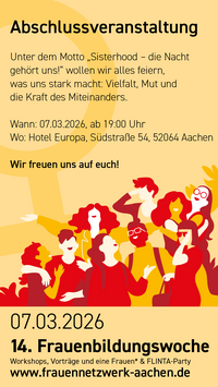 Abschlussveranstaltung der Frauenbildungswoche